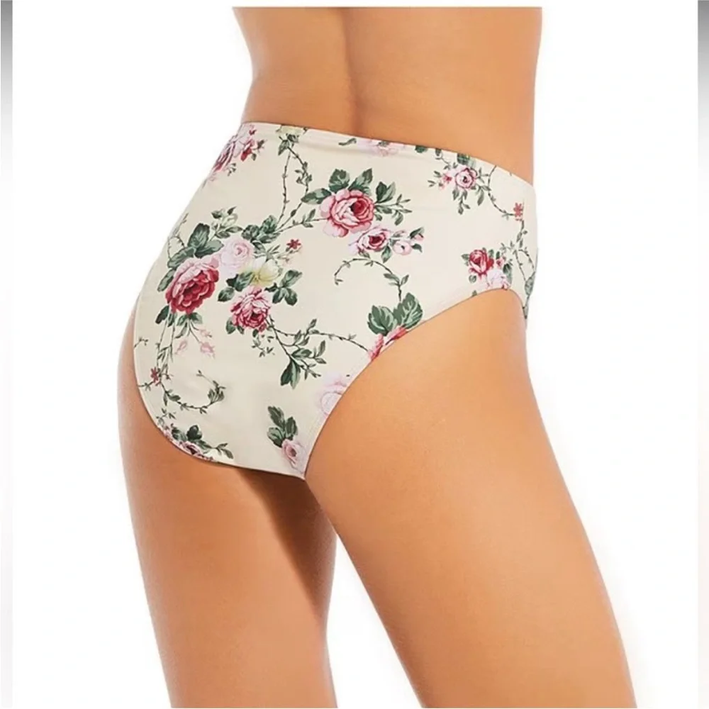 NWT Antonio Melani x The Style Bungalow Miraflores Floral High Waisted Swim